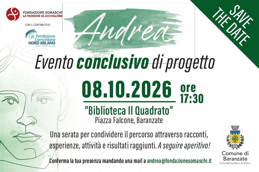 Locandina di Evento conclusivo del progetto ANDREA