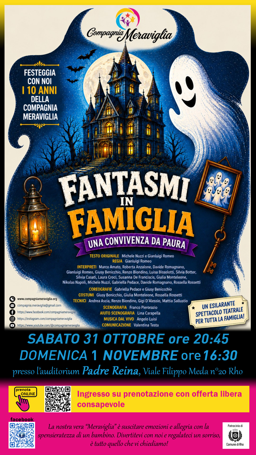 Locandina di Fantasmi in famiglia – Una convivenza da paura!