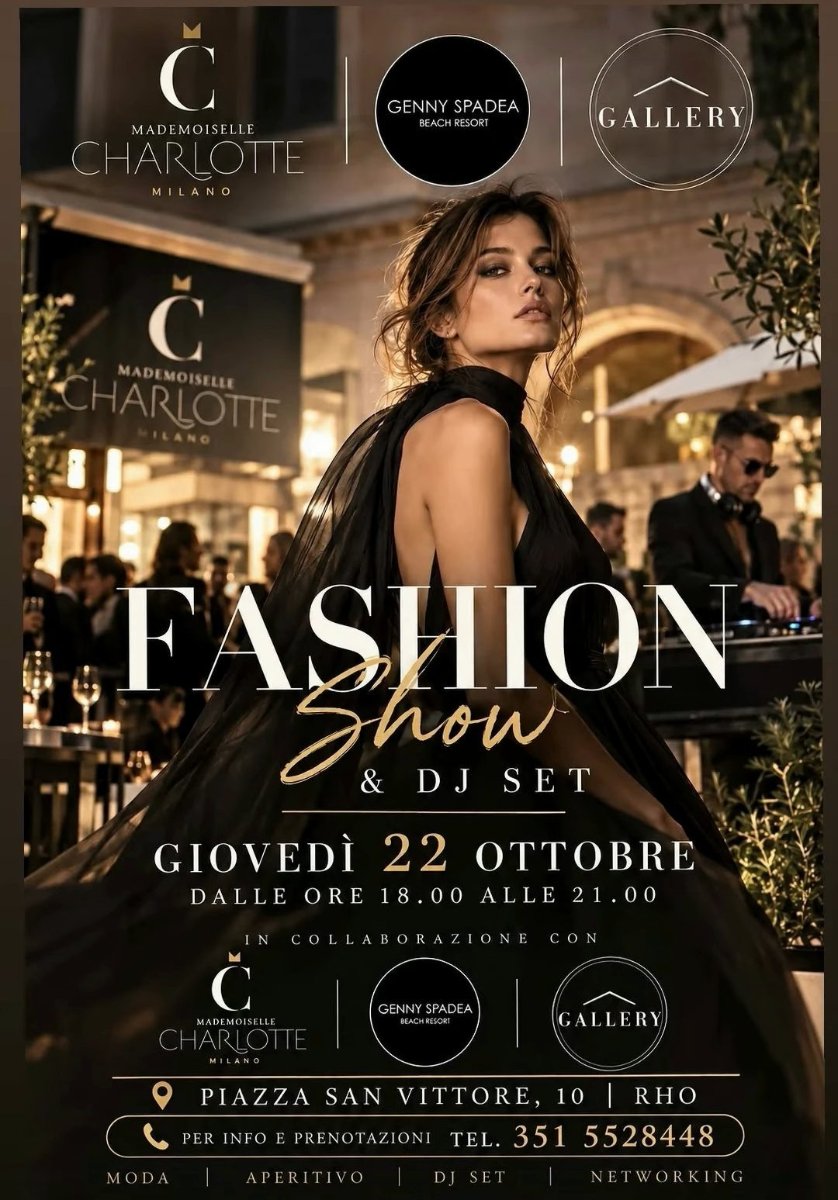 Locandina di Fashion Show & DJ Set