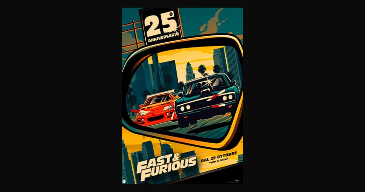 Locandina di Fast & Furious - 25° Anniversario