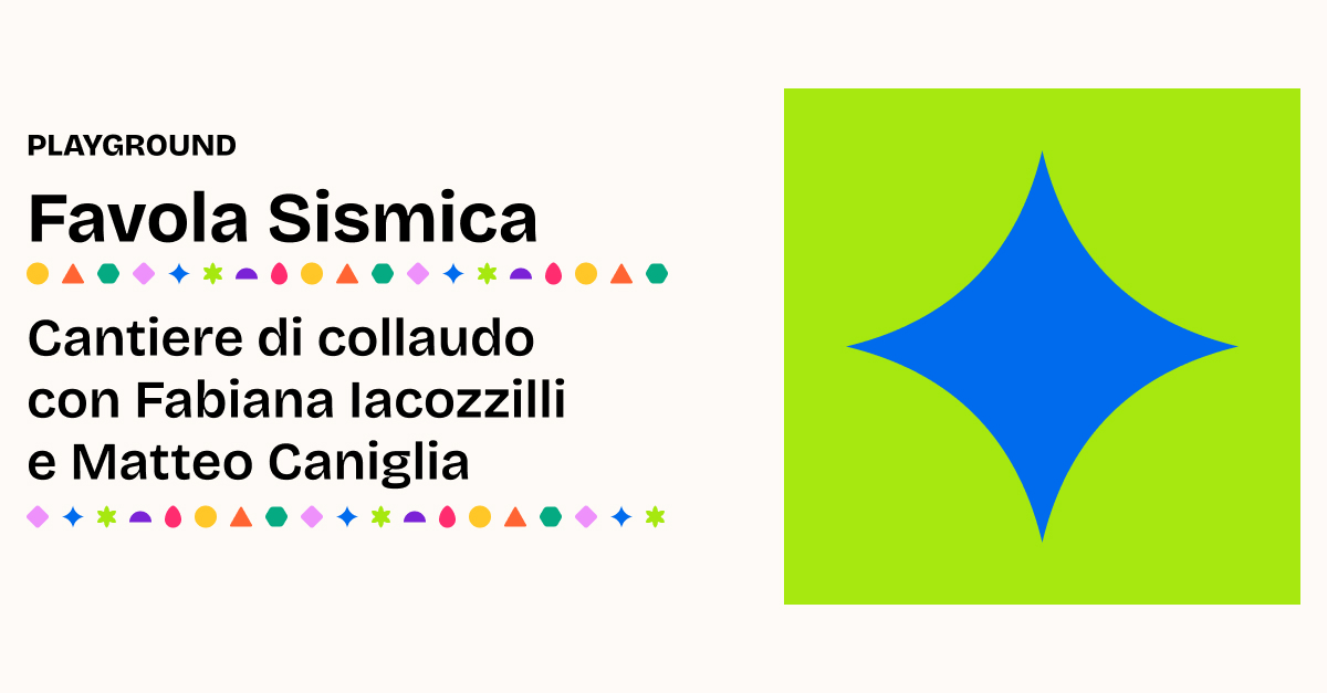 Locandina di Favola Sismica