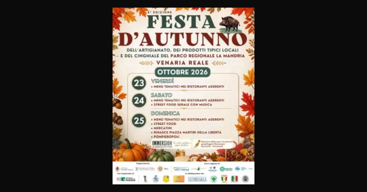 Locandina di Festa d’Autunno