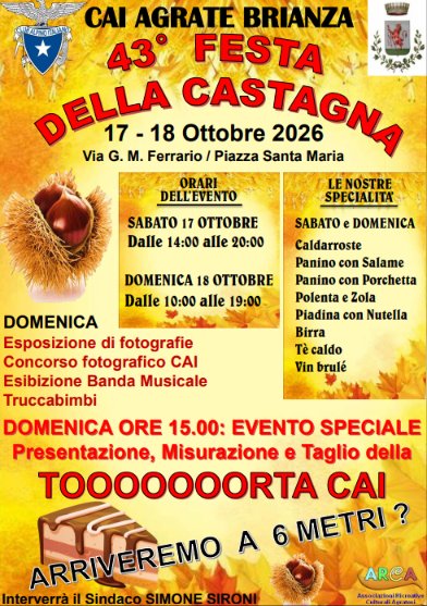 Locandina di Festa della Castagna 2026