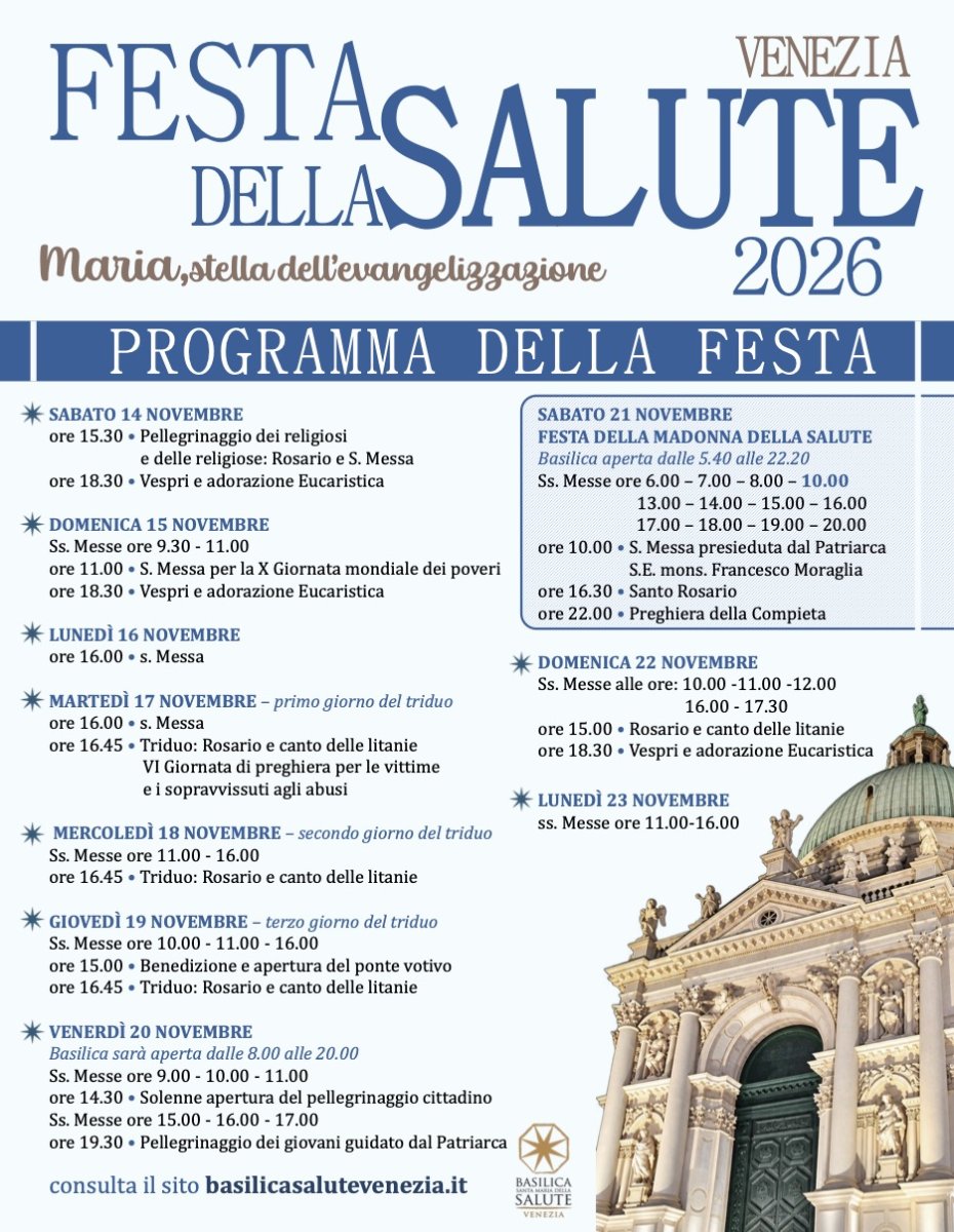 Locandina di Festa della Madonna della Salute 2026