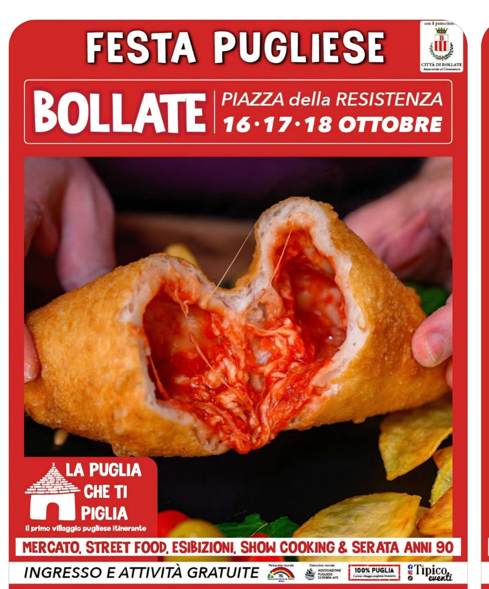 Locandina di Festa Pugliese – La Puglia che ti Piglia