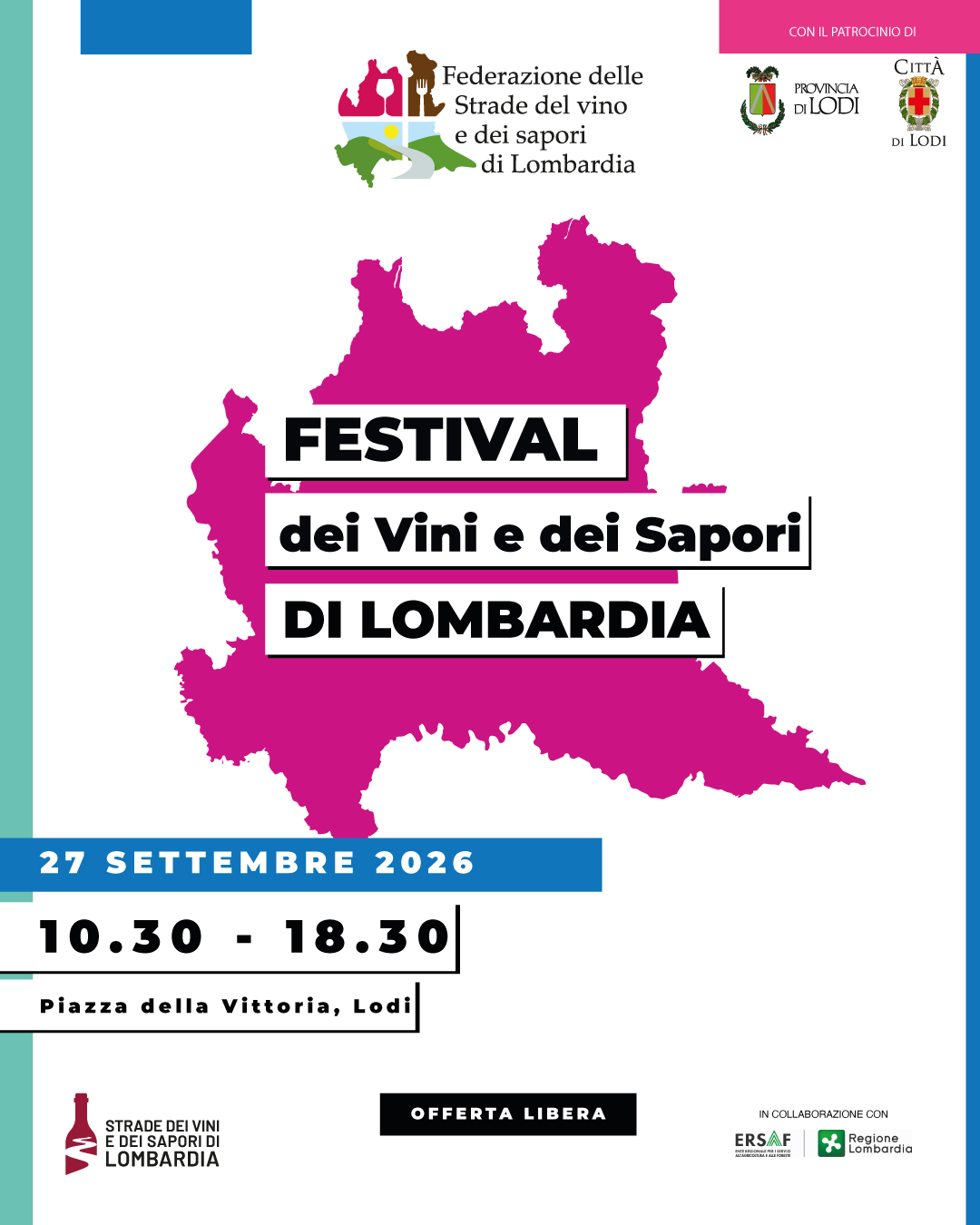 Locandina di Festival dei Vini e Sapori di Lombardia