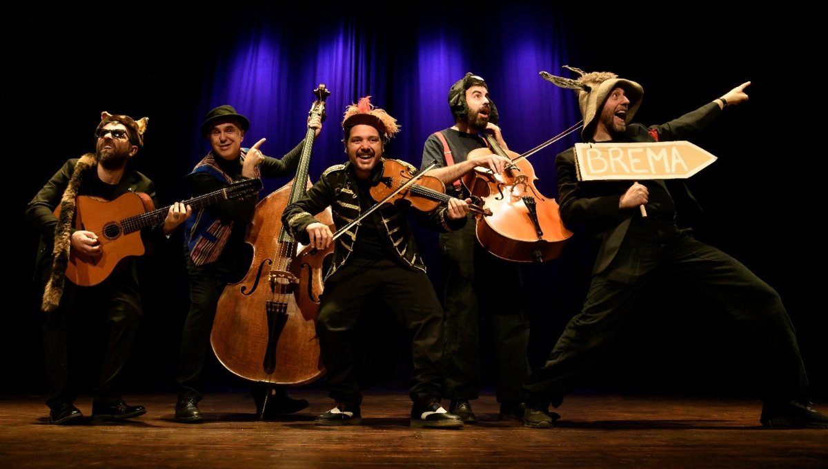 Locandina di Fiabe Jazz – “Musicanti di Brema Swing Band”