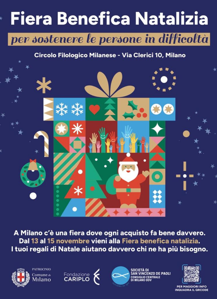 Locandina di Fiera Benefica Natalizia