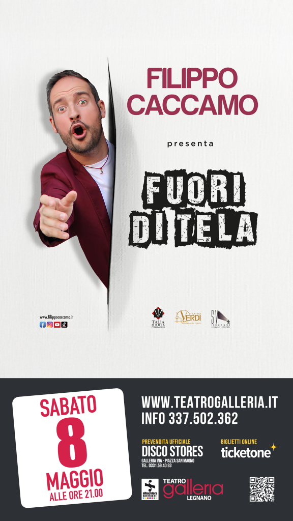 Locandina di Filippo Caccamo – Fuori di Tela