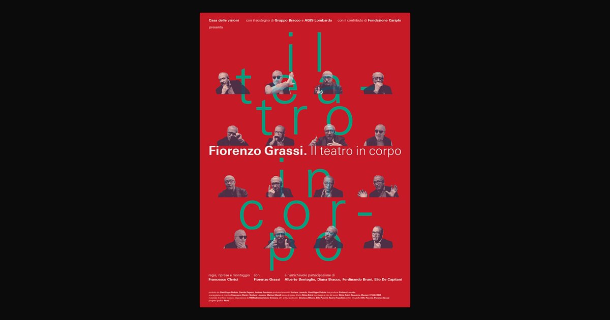 Locandina di FIORENZO GRASSI IL TEATRO IN CORPO