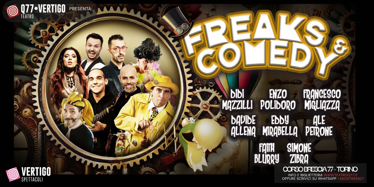 Locandina di Freaks and Comedy – Una risata ogni 10 secondi