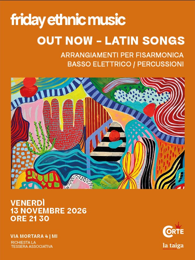 Locandina di Friday Ethnic Music – OUT NOW LATIN SONGS