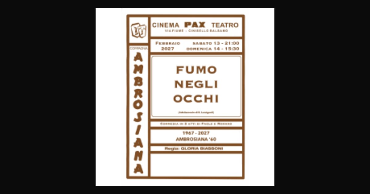 Locandina di Fumo negli occhi