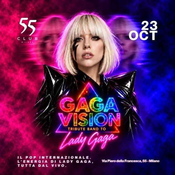 Locandina di GAGA VISION TRIBUTE BAND TO LADY GAGA