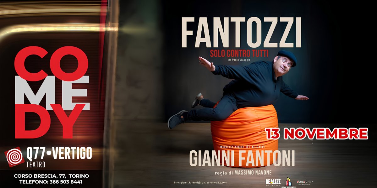 Locandina di Gianni Fantoni in "Fantozzi Contro Tutti"