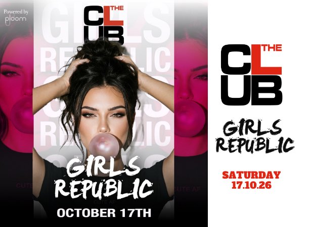 Locandina di GIRLS REPUBLIC - Saturday 17 October 2026