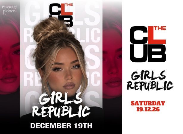 Locandina di GIRLS REPUBLIC - Saturday 19 December 2026