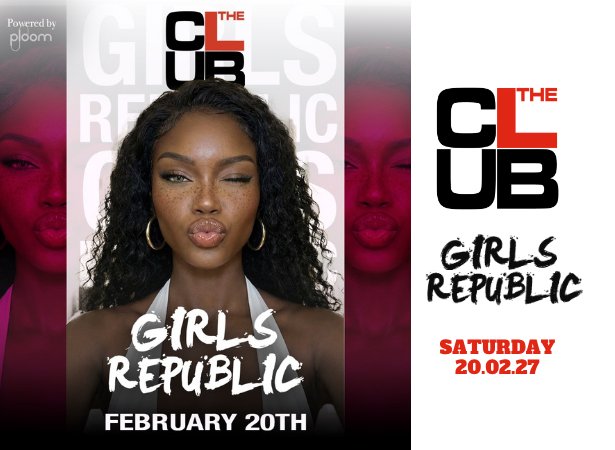 Locandina di GIRLS REPUBLIC - Saturday 20 February 2027