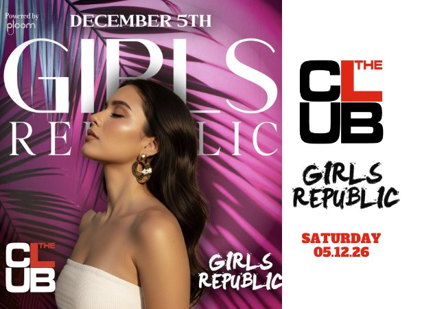 Locandina di GIRLS REPUBLIC - Saturday 5 December 2026
