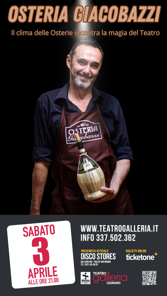 Locandina di Giuseppe Giacobazzi – Osteria Giacobazzi
