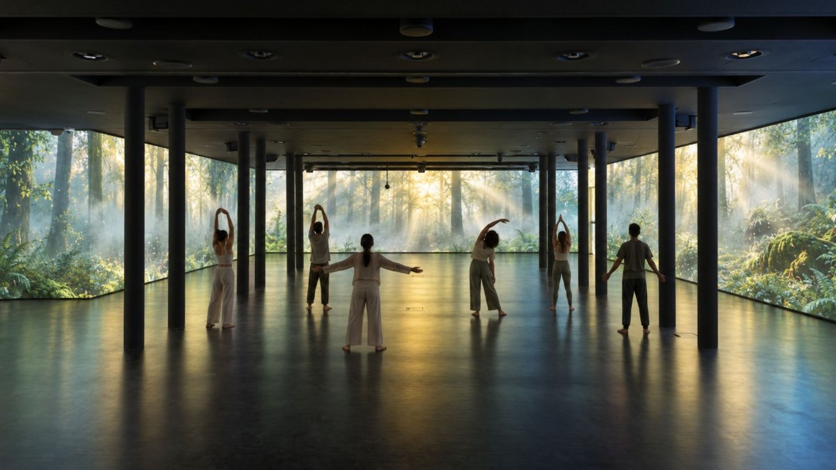 Locandina di Global Immersive Wellness: l’arte per il benessere