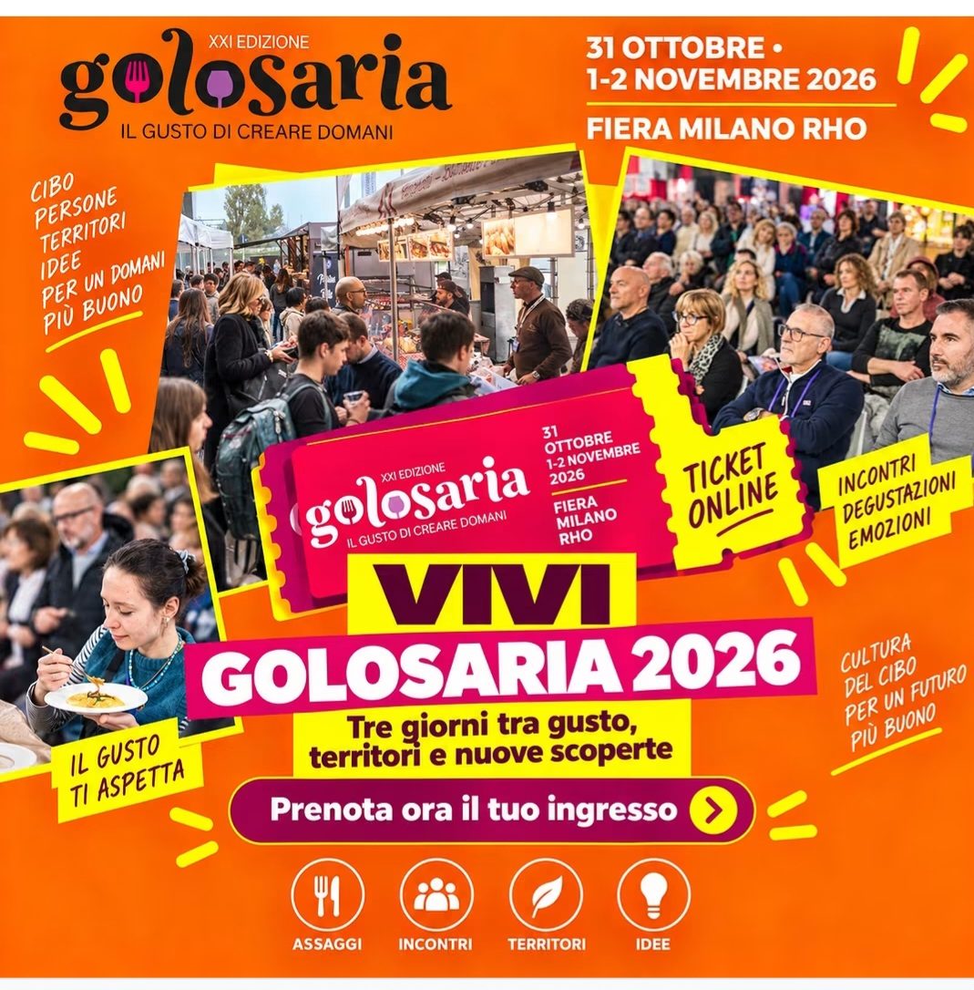 Locandina di Golosaria Milano 2026