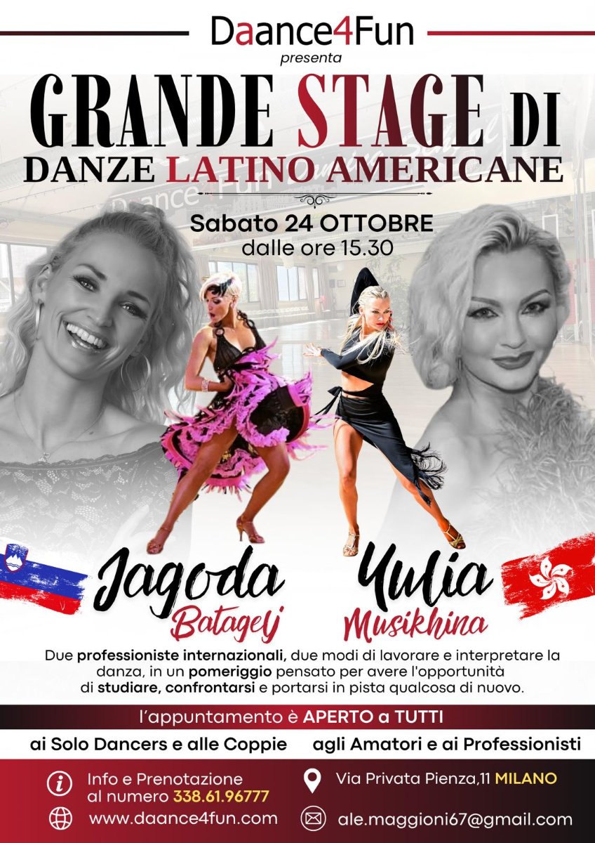 Locandina di Grande Stage di Danze Latino Americane