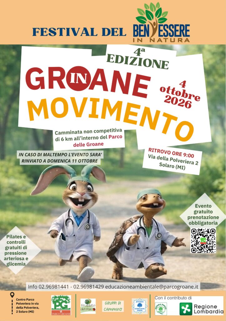 Locandina di Groane in movimento, sei chilometri nel Parco
