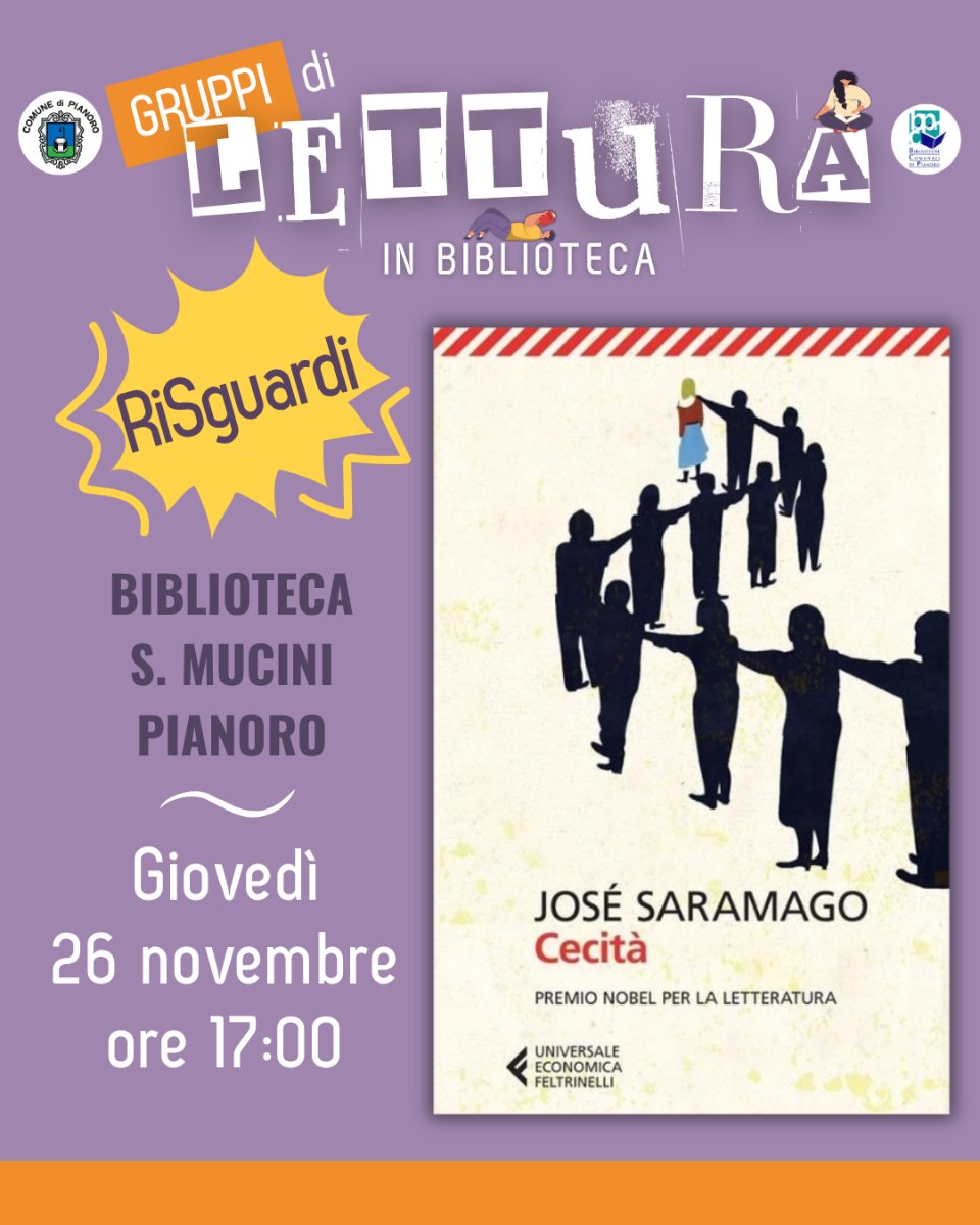 Locandina di Gruppo di lettura “RiSguardi”