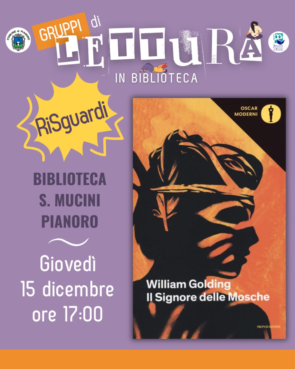 Locandina di Gruppo di lettura “RiSguardi”