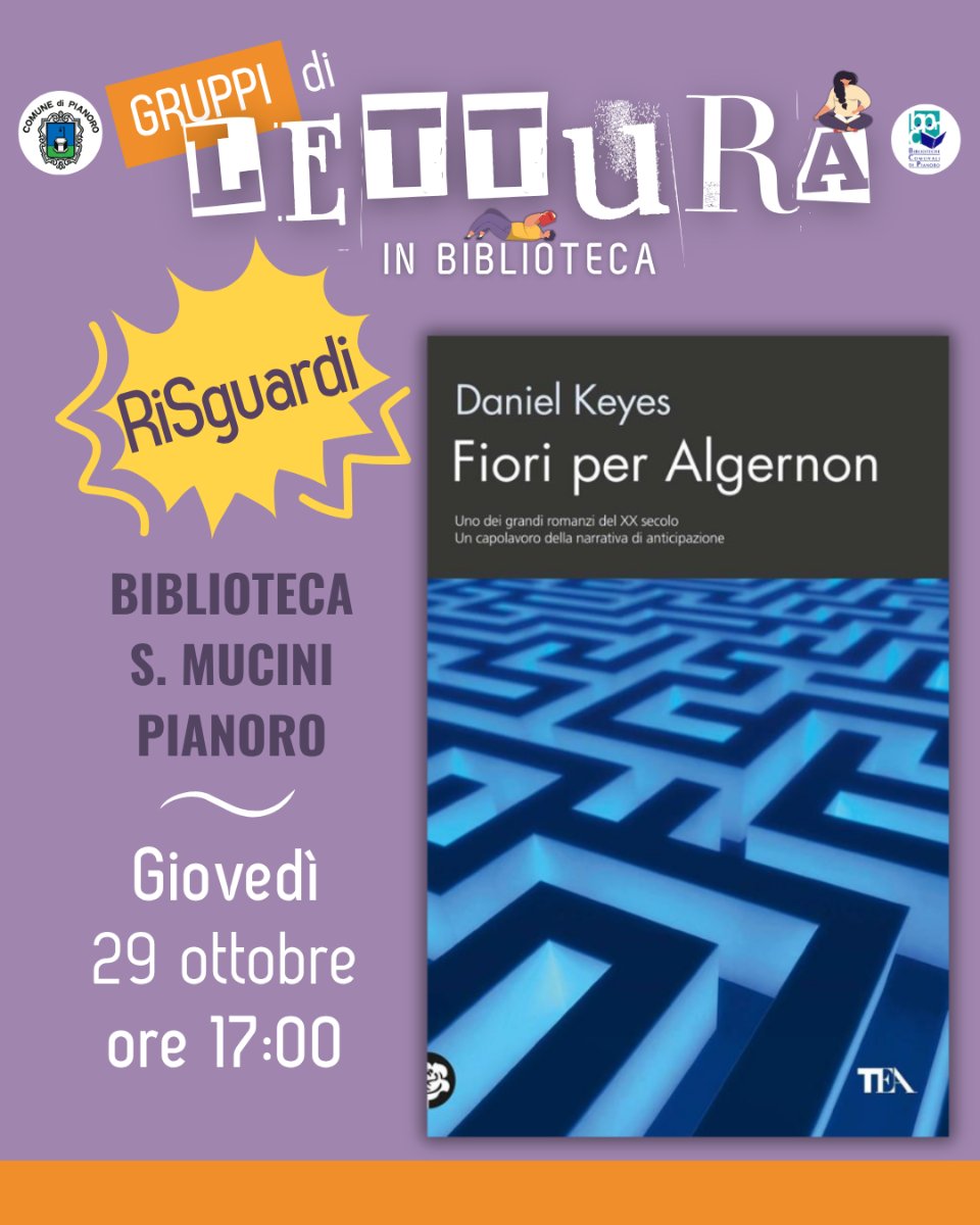 Locandina di Gruppo di lettura “RiSguardi”