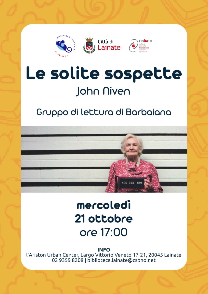 Locandina di Gruppo di lettura "Un libro per THE"