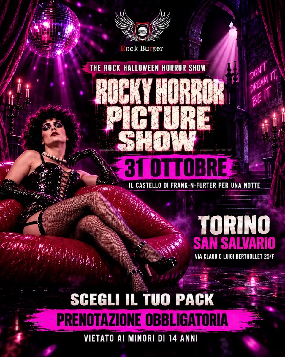 Locandina di Halloween 2026 – Rocky Horror Picture Show