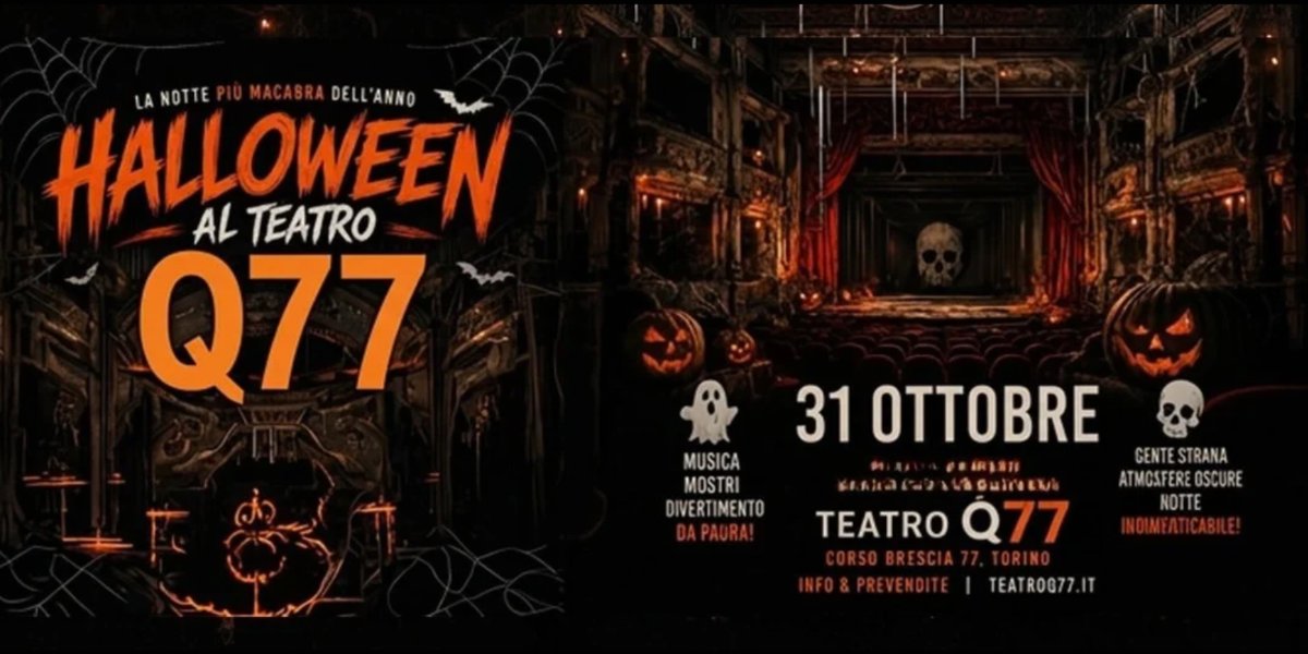 Locandina di HALLOWEEN A TEATRO - Spettacolo e Party Night