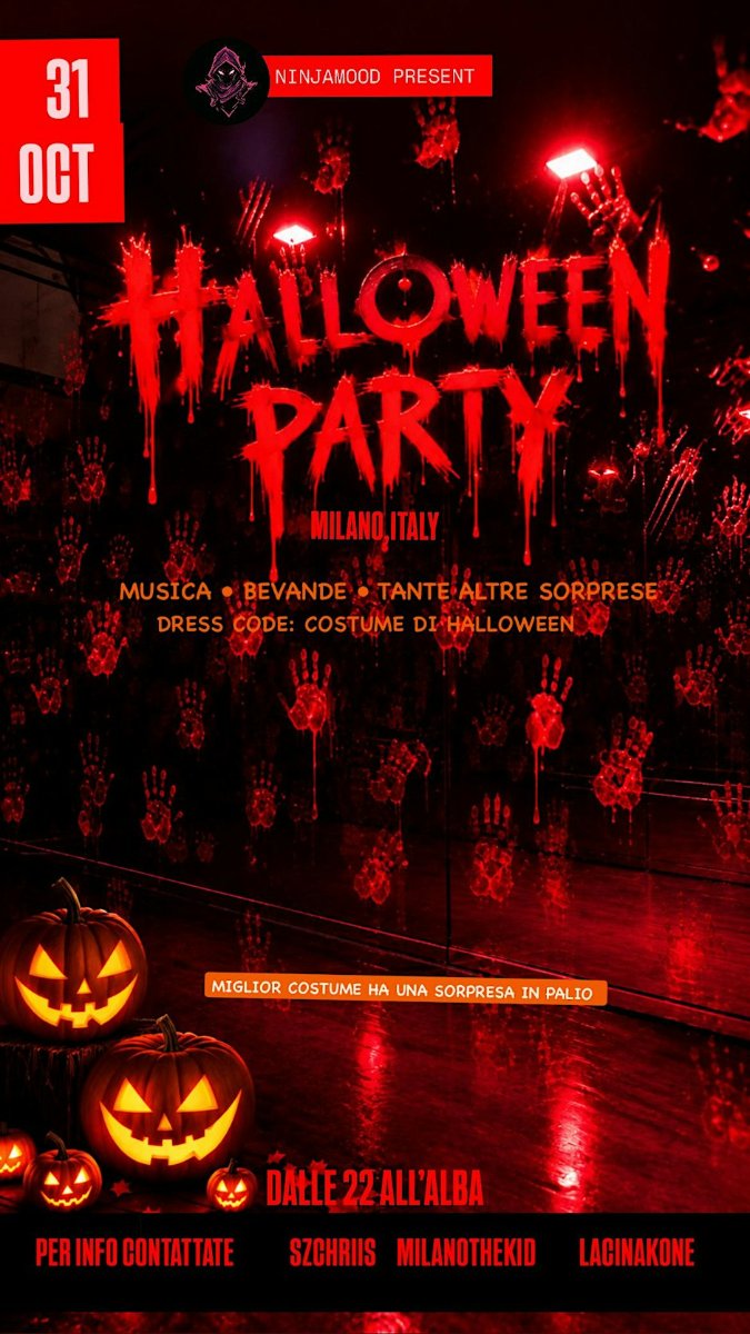 Locandina di Halloween Party