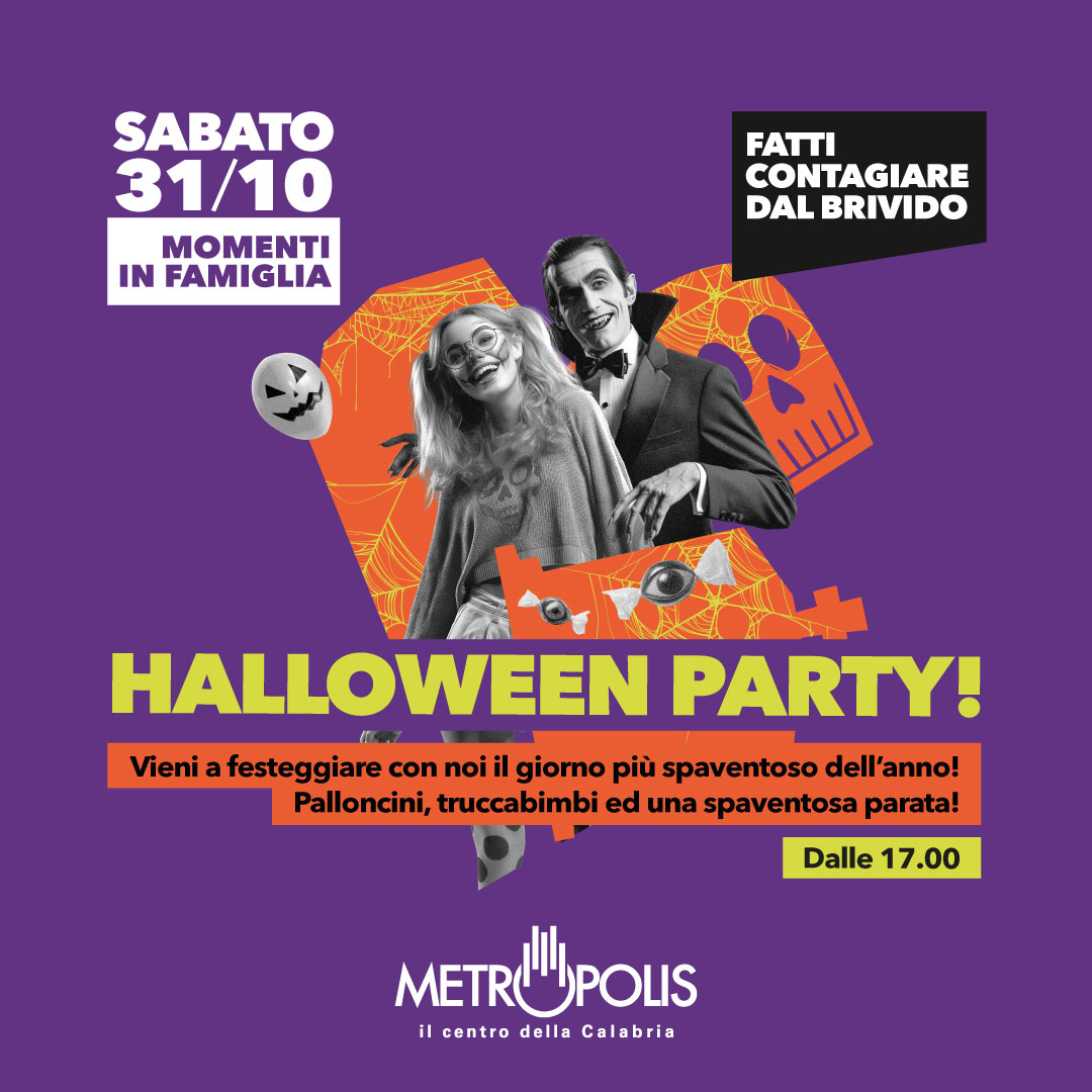 Locandina di Halloween Party al Metropolis