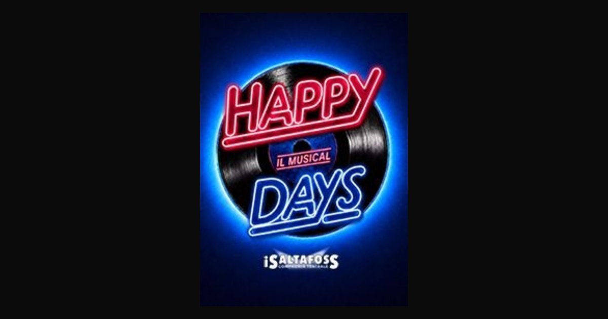 Locandina di Happy Days - Il Musical