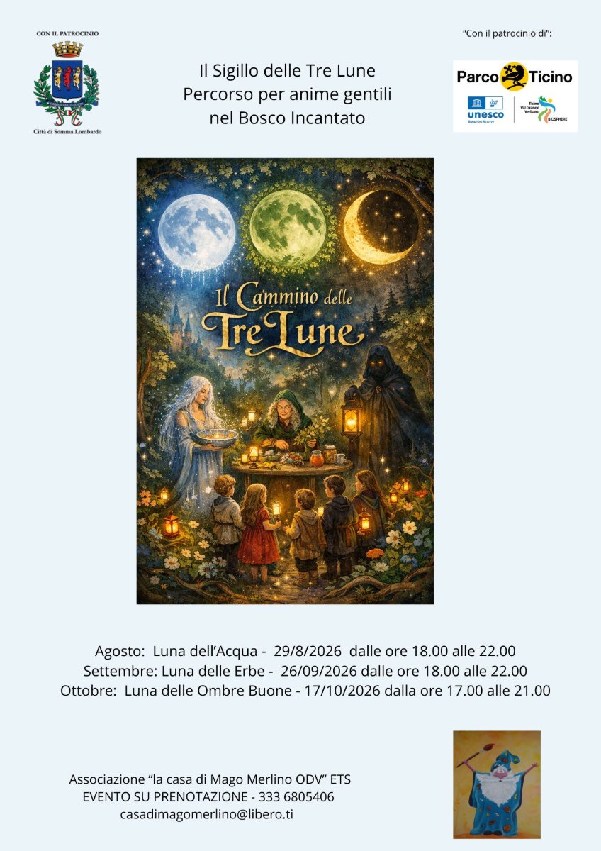 Locandina di Il cammino delle tre lune. Percorso per anime gentili nel bosco incantato