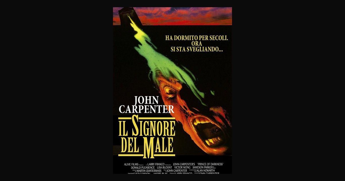 Locandina di IL SIGNORE DEL MALE (PRINCE OF DARKNESS)