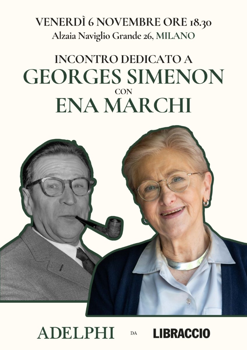 Locandina di Incontro dedicato a Georges Simenon a Milano