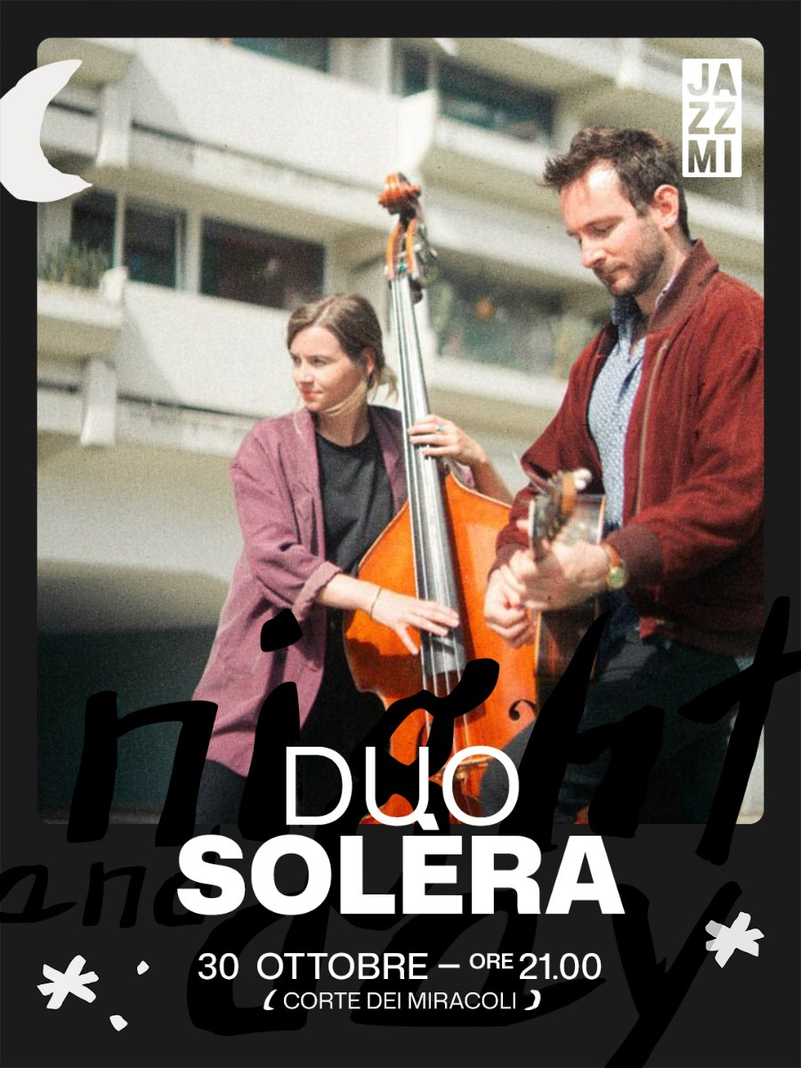 Locandina di JazzMi 2026 – DUO SOLÈRA + JAM GIPSY JAZZ