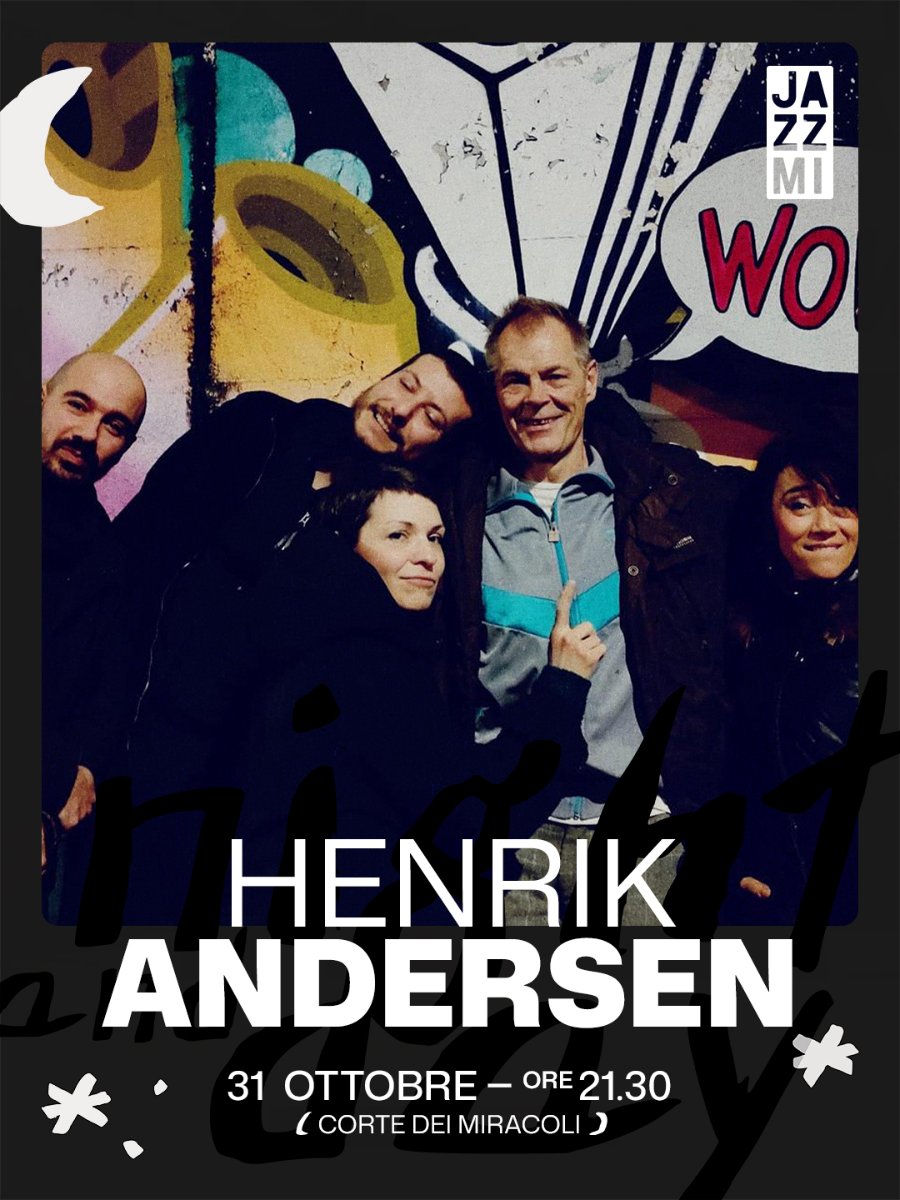 Locandina di JazzMi 2026 – HENRIK ANDERSEN & THE JAZZ REBELS