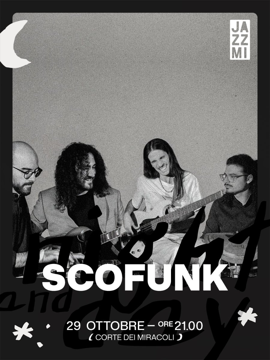 Locandina di JazzMi 2026 – SCOFUNK + JAM ROCK-POP