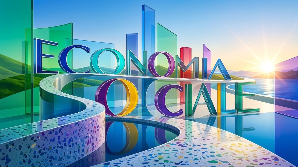 Locandina di L'ECONOMIA SOCIALE COSTRUISCE IL FUTURO