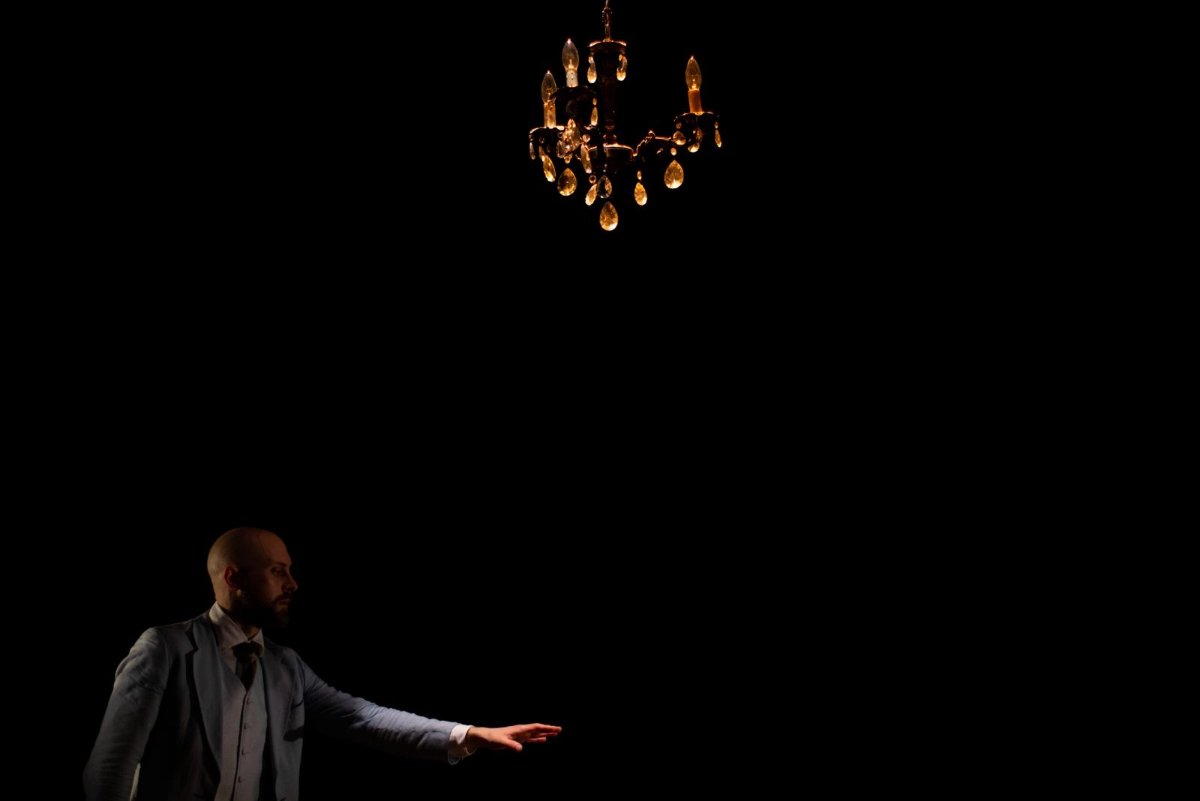 Locandina di L’Idiota (circo di voci per attore solo)