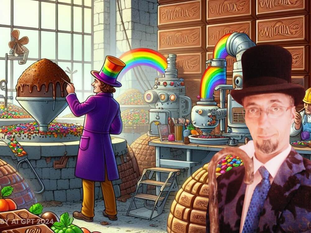 Locandina di L’incredibile fabbrica di cioccolato di Willy Wonka