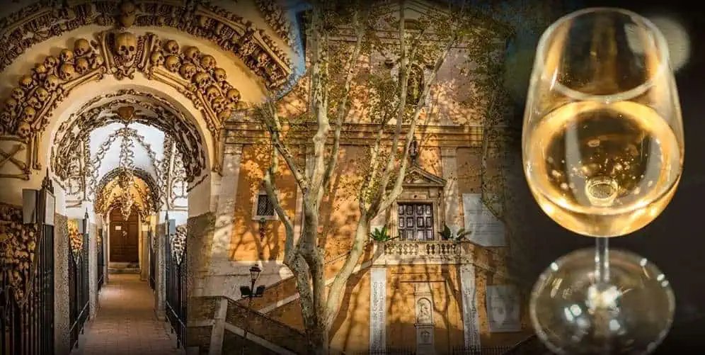 Locandina di La Bellezza dell’Effimero: la Chiesa, la Cripta dei Cappuccini e Via Veneto / Tour e degustazione