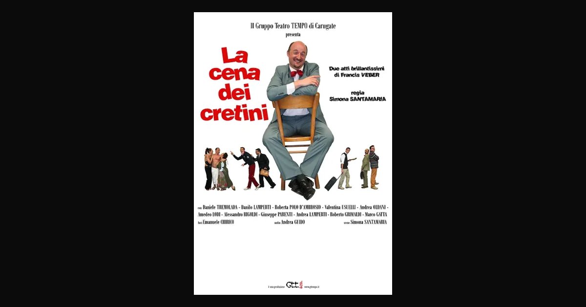 Locandina di La Cena dei Cretini