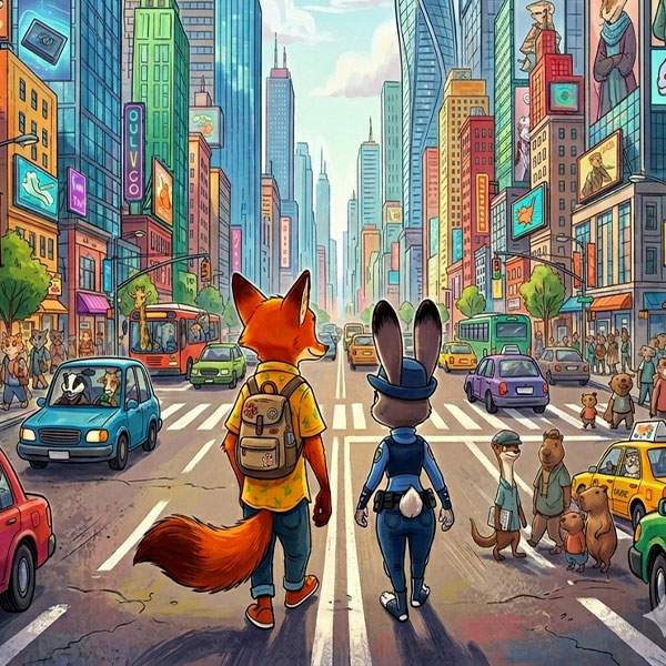 Locandina di La città di Zoo…tropolis