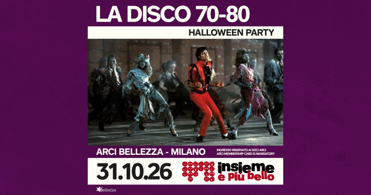 Locandina di LA DISCO 70-80: HALLOWEEN PARTY